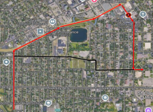 Starting at 4:00pm on 9/3/2024, routes 5 & 11 inbound will be on detour due to Summertime by George events. From the detoured route, buses will continue on Washington Memorial, take a right on Division/ 1st St S, a right on 5th Ave S, a left on 8th St S and back on route. This detour will last until the event is over.
