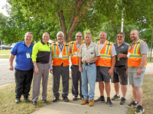 Metro Bus staff at the 2021 MN State Bus Roadeo in St. Cloud.