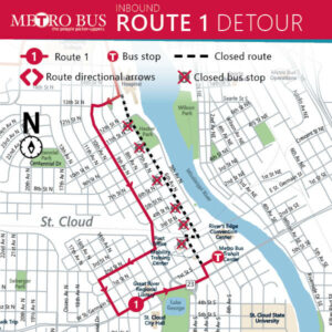 Route 1 Granite City Days Parade Detour