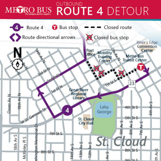 2022-06-25_Route 4 Outbound GCD Detour | Metro Bus