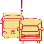 Icon of two buses