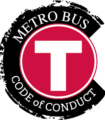 Metro bus code of conduct logo