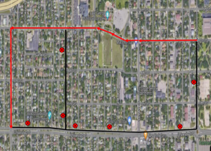 Starting Immediately, route 5 & 11 outbound will be on detour due to construction on University Dr. Buses will continue on 7th St S. Take a left on Washington Memorial Dr, then back on route. This detour will last until construction is complete.