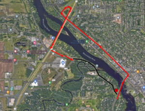 Beginning Monday May 19 at 11am, Route 31 outbound will be on detour due to a road closure. Route will stay on 9th Ave N, left on Benton Dr, right on Hwy 15 Southbound ramp, left onto Count Road 1, right on roundabout to Walmart. There will be no temporary bus stops for this detour. This detour is expected to last until mid August.