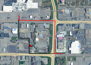 Beginning immediately Route 3 Outbound to Crossroads will be on detour due to utility repair. From 2nd St S and Hyw 15, right on Hwy 15, Left on Division St, right on 41st Ave into the Mall.