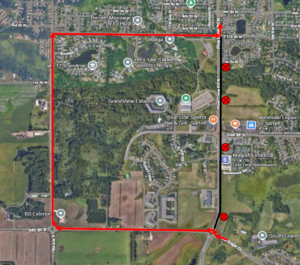 Beginning 600am Monday Sept 28, 2026, route 32 outbound will be on detour due to road repairs. From Heritage Dr and Pinecone Rd, straight on 6th St S, right 19th Ave S, right 2 ½ St N, left Pinecone Rd, resume route.