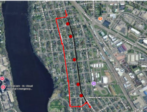 Beginning Friday June 12, 2026 at 500am, the route 21 / 22 Inbound will be on detour dure to a road closure. From 2nd Ave So, right on 8th St S, left on Broadway Ave S, left on 7th Se NE, right on Wilson Ave NE, resume route. This detour will be in affect until further notice (most of the summer). No temporary stops will be posted.