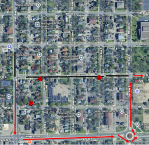 Effective Immediately the Route 11 inbound will be on detour due to road construction. From 9th Ave and 8th St So, buses will remain on 9th Ave So, Left on University Dr , Third exit at Round-a-bout resume route. No temporary stops will be added for this detour.